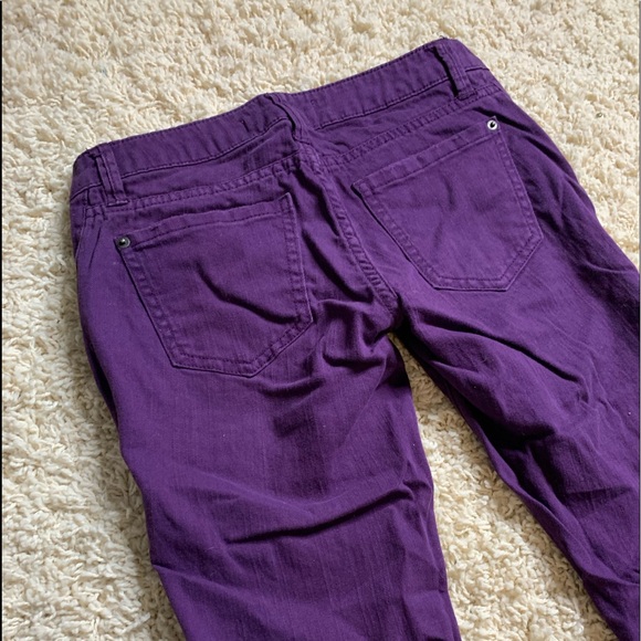 Purple Skinny Jeans - Size 24 - Picture 5 of 5